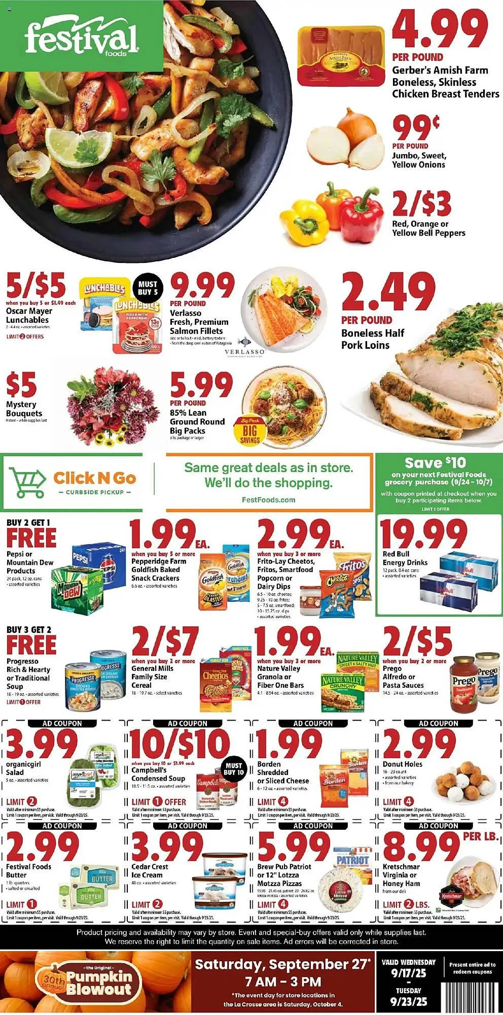 Weekly ad Festival Foods weekly ad from September 17 to September 23 2025 - Page 1