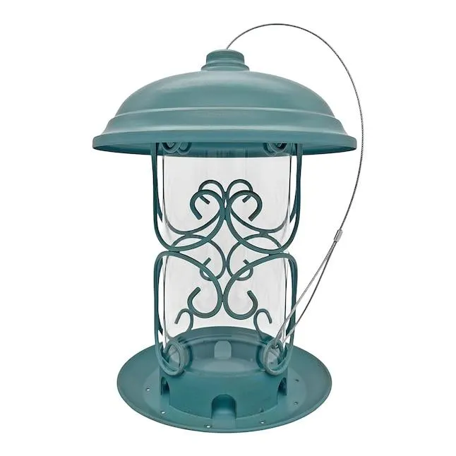 Style Selections Steel Hanging Hopper Bird feeder - 4-lb