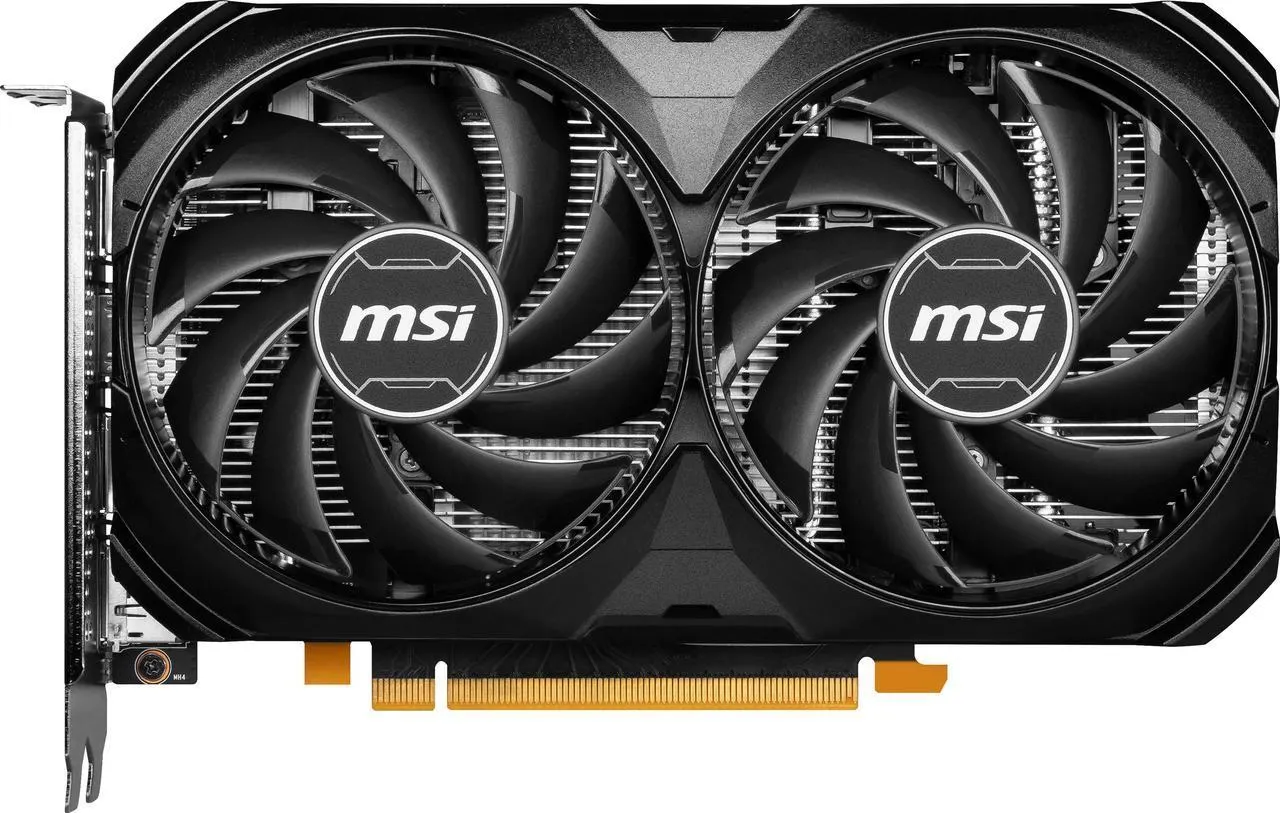 MSI Ventus GeForce RTX 4060 8GB GDDR6 PCI Express 4.0 x8 ATX Graphics Card RTX 4060 VENTUS 2X BLACK 8G OC