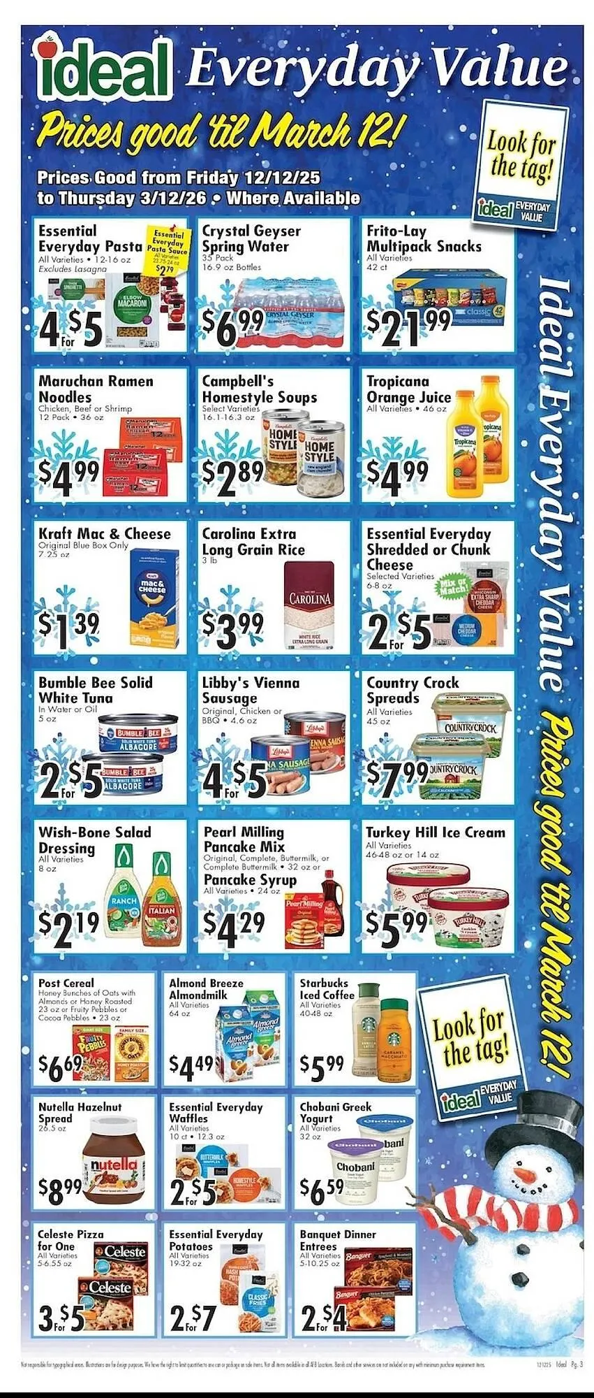 Weekly ad Ideal Food Basket circular from December 12 to December 18 2025 - Page 3