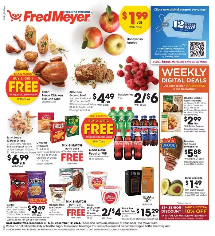 Weekly ad Our best offers for you from December 4 to December 10 2024 - Page 1