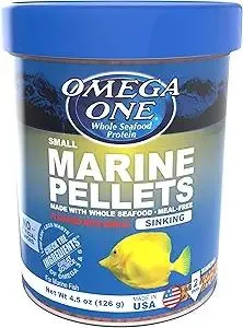 Omega One Garlic Marine Small Sinking Pellets, 4.5 oz.