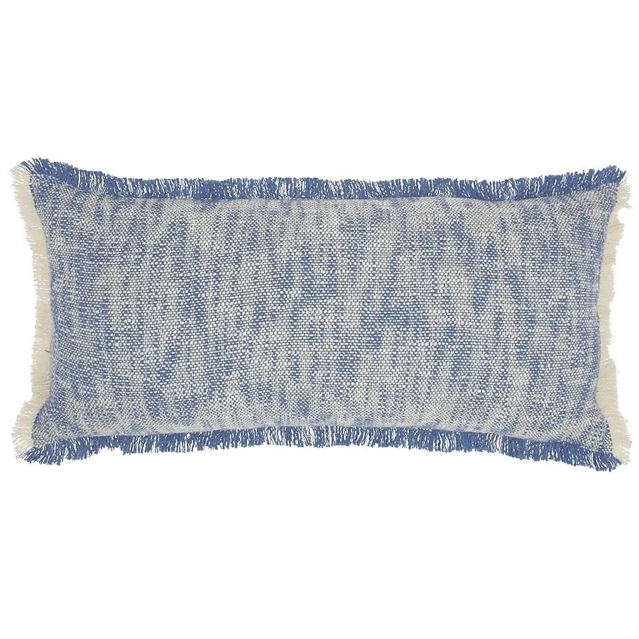 HomeRoots 14-in x 30-in Blue Indoor Decorative Pillow