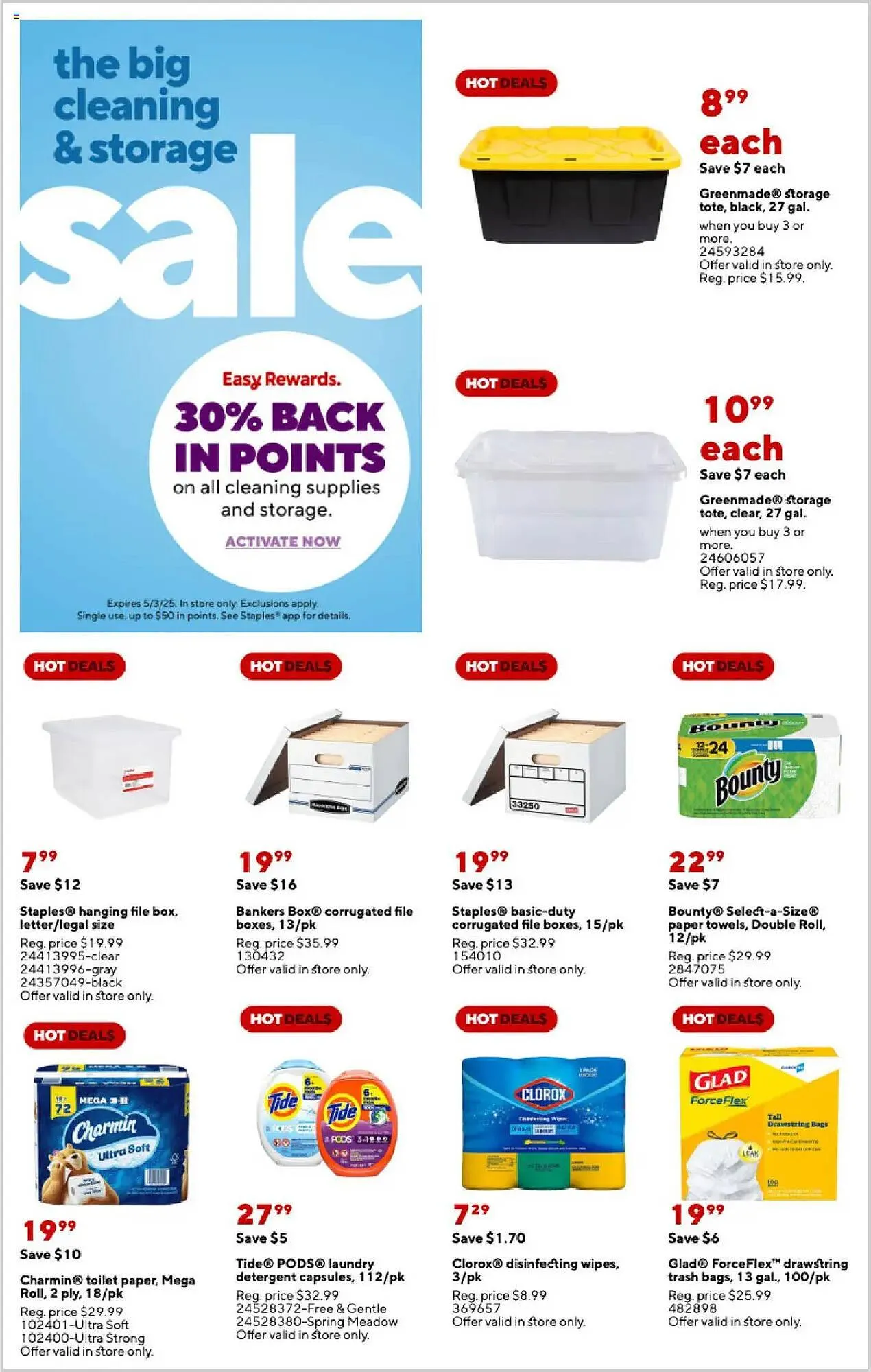 Weekly ad Staples Weekly Ad from April 6 to April 12 2025 - Page 1