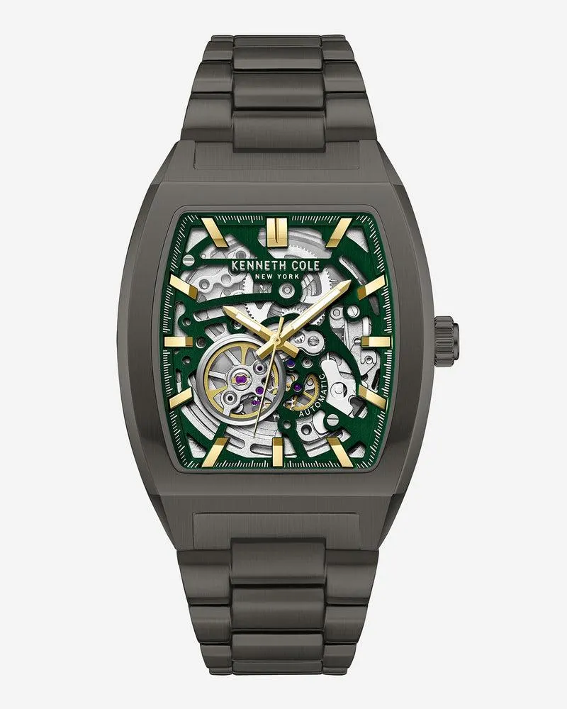 Skeleton Curved Automatic Bracelet Watch