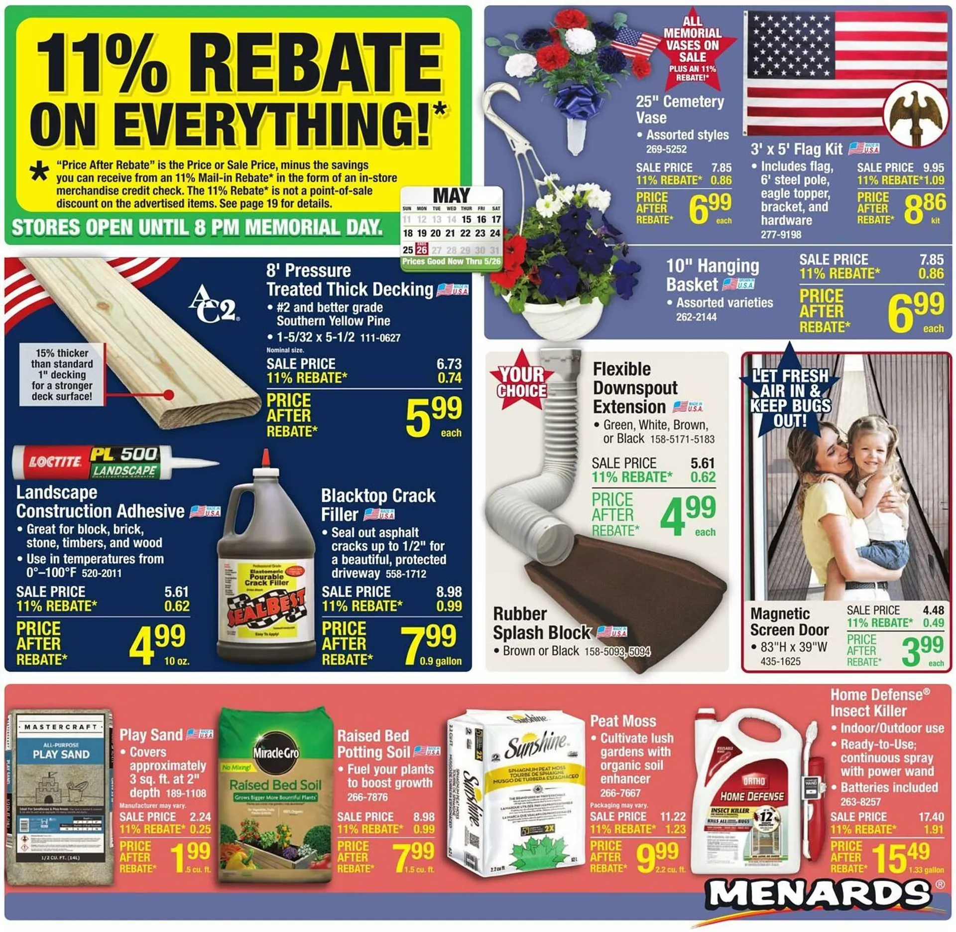 Weekly ad Menards Weekly Ad from May 14 to May 26 2025 - Page 1