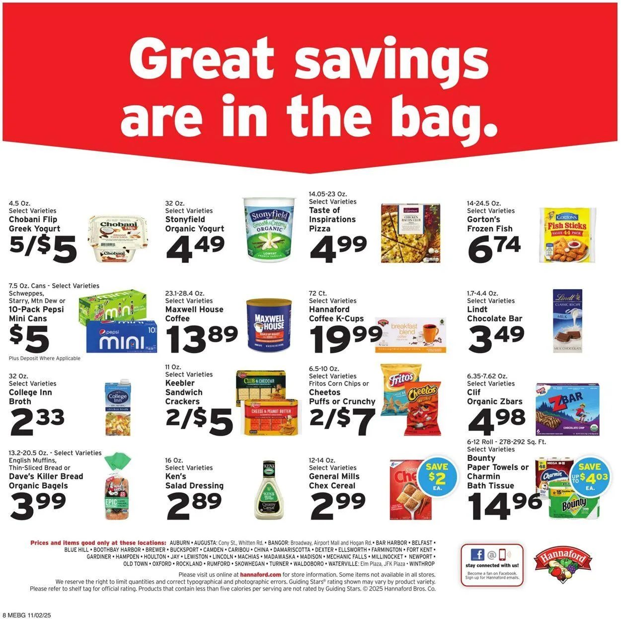 Weekly ad Hannaford Current weekly ad from November 2 to November 8 2025 - Page 8