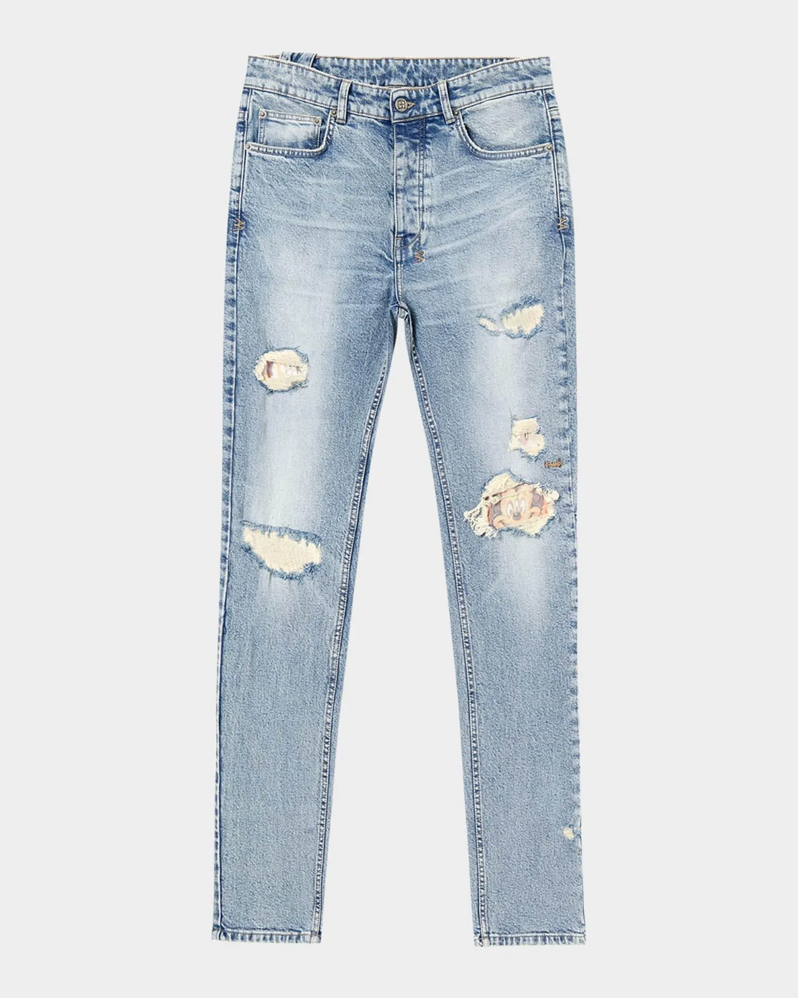 Men's Chitch Champagne Destroy Sketch Jeans
