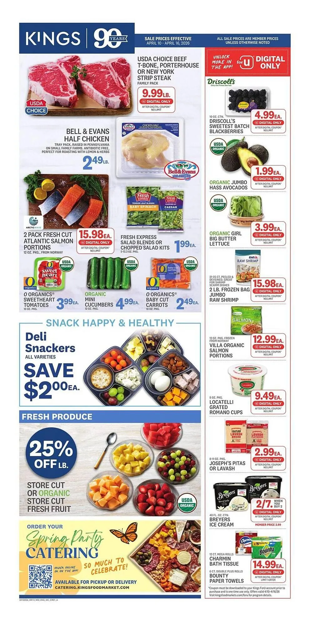 Weekly ad Kings Food Markets weekly ad from April 10 to April 16 2026 - Page 1