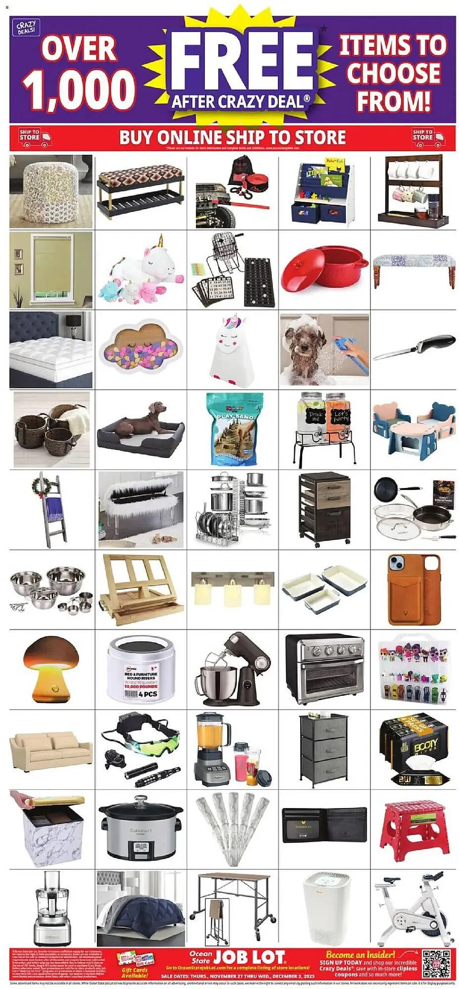 Weekly ad Ocean State Job Lot flyer from November 27 to December 4 2025 - Page 27