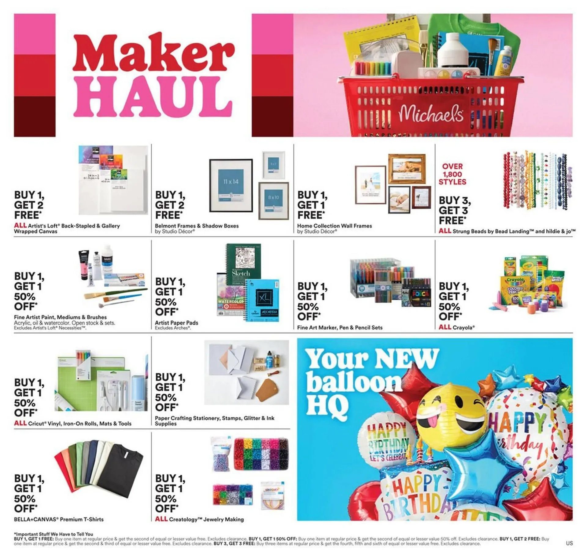 Weekly ad Michaels Weekly Ad from August 10 to August 16 2025 - Page 1