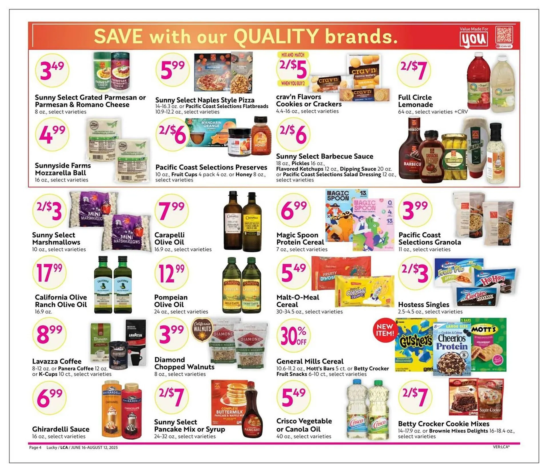 Weekly ad Lucky Supermarkets Weekly Ad from July 17 to August 12 2025 - Page 4