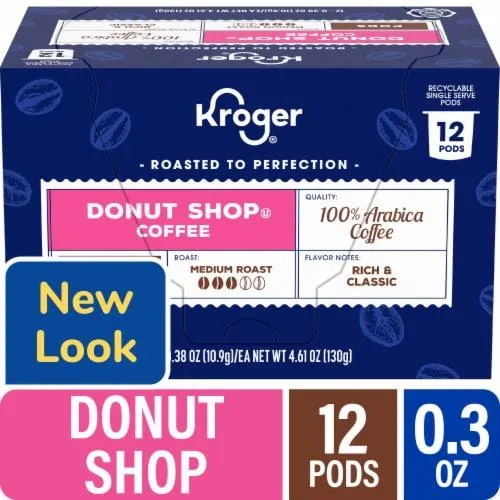 Kroger® Donut Shop Blend Medium Roast Coffee Pods
