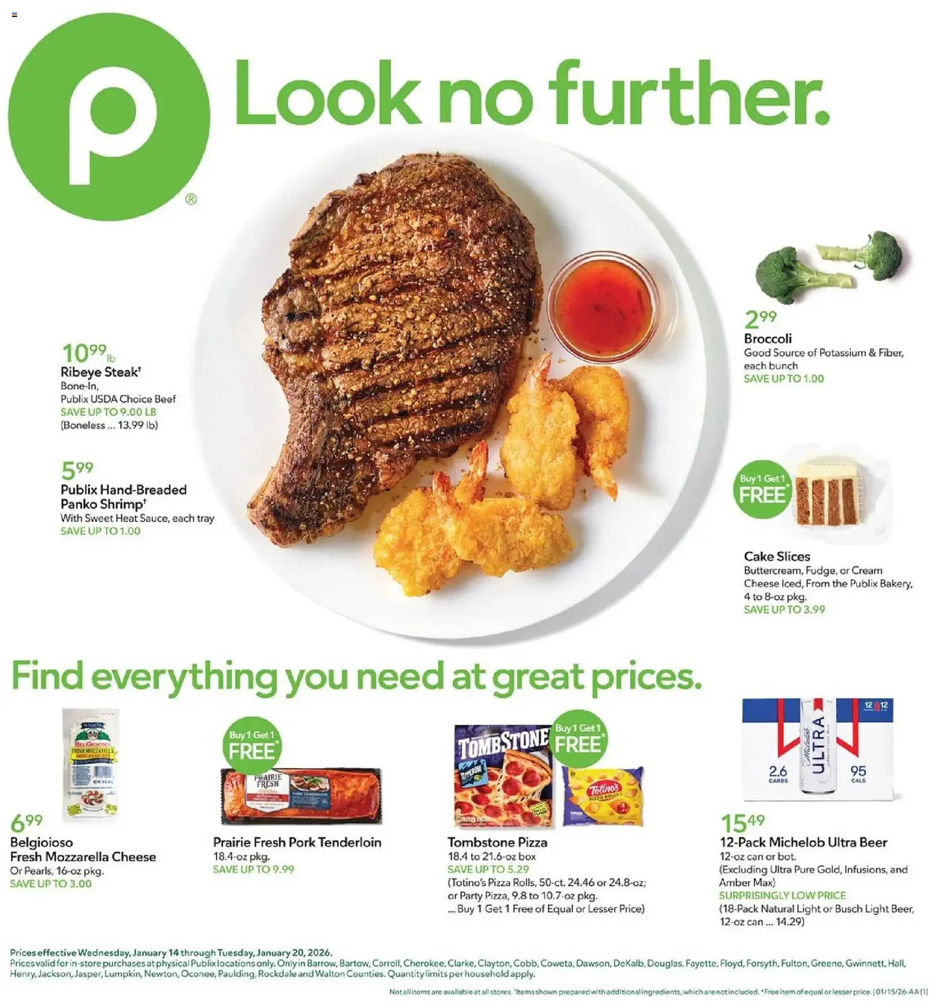 Weekly ad Publix weekly ad from January 14 to January 20 2026 - Page 1