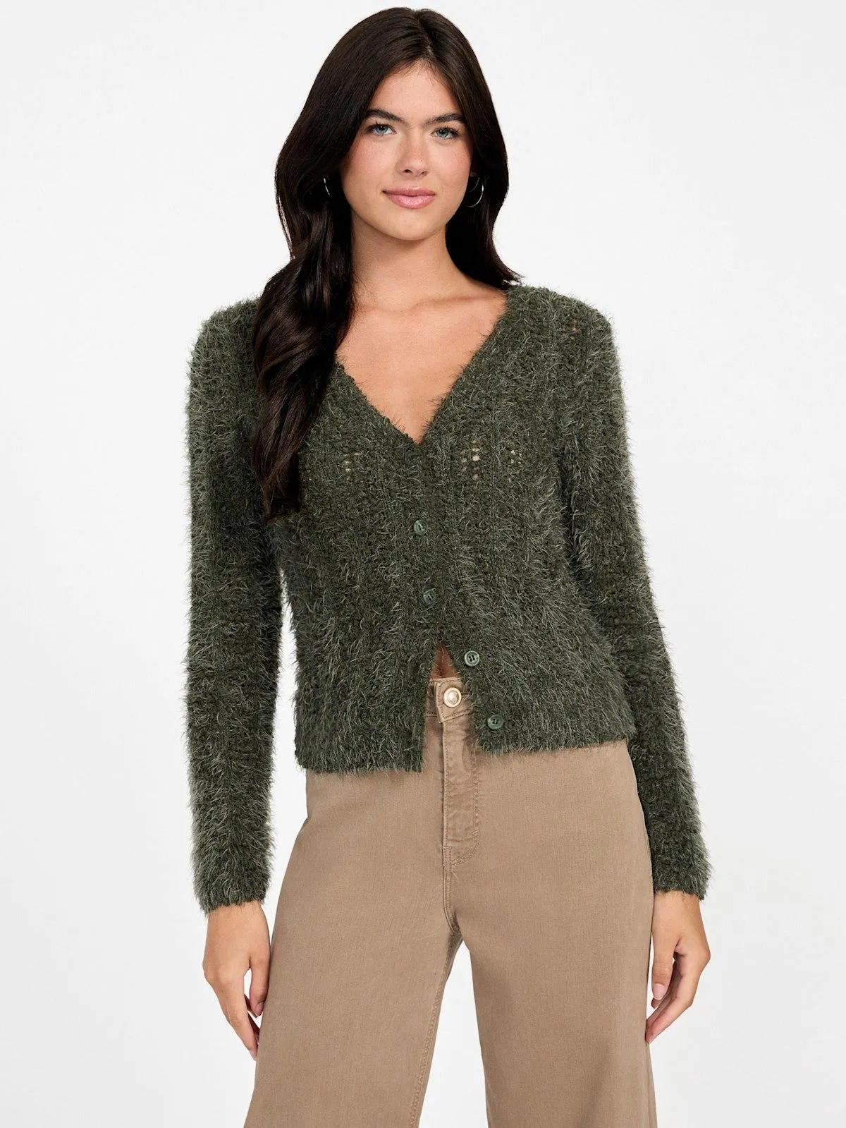 Eco Bea Open-Stitch Cardigan