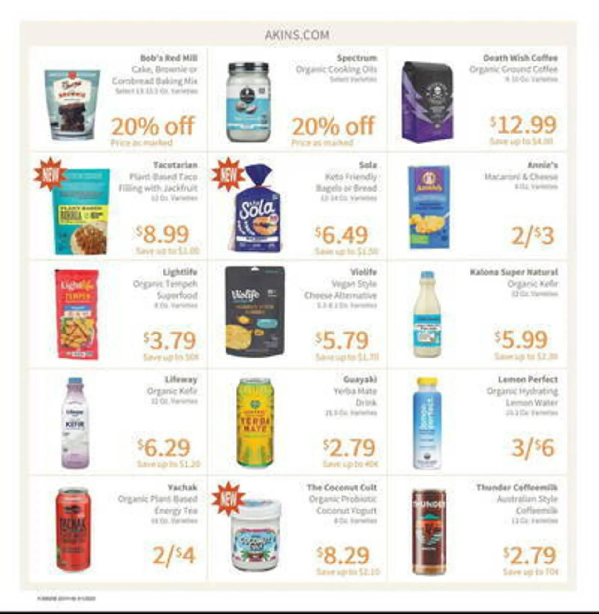 Weekly ad Akin's Natural Foods Weekly Ad from April 1 to April 30 2025 - Page 4