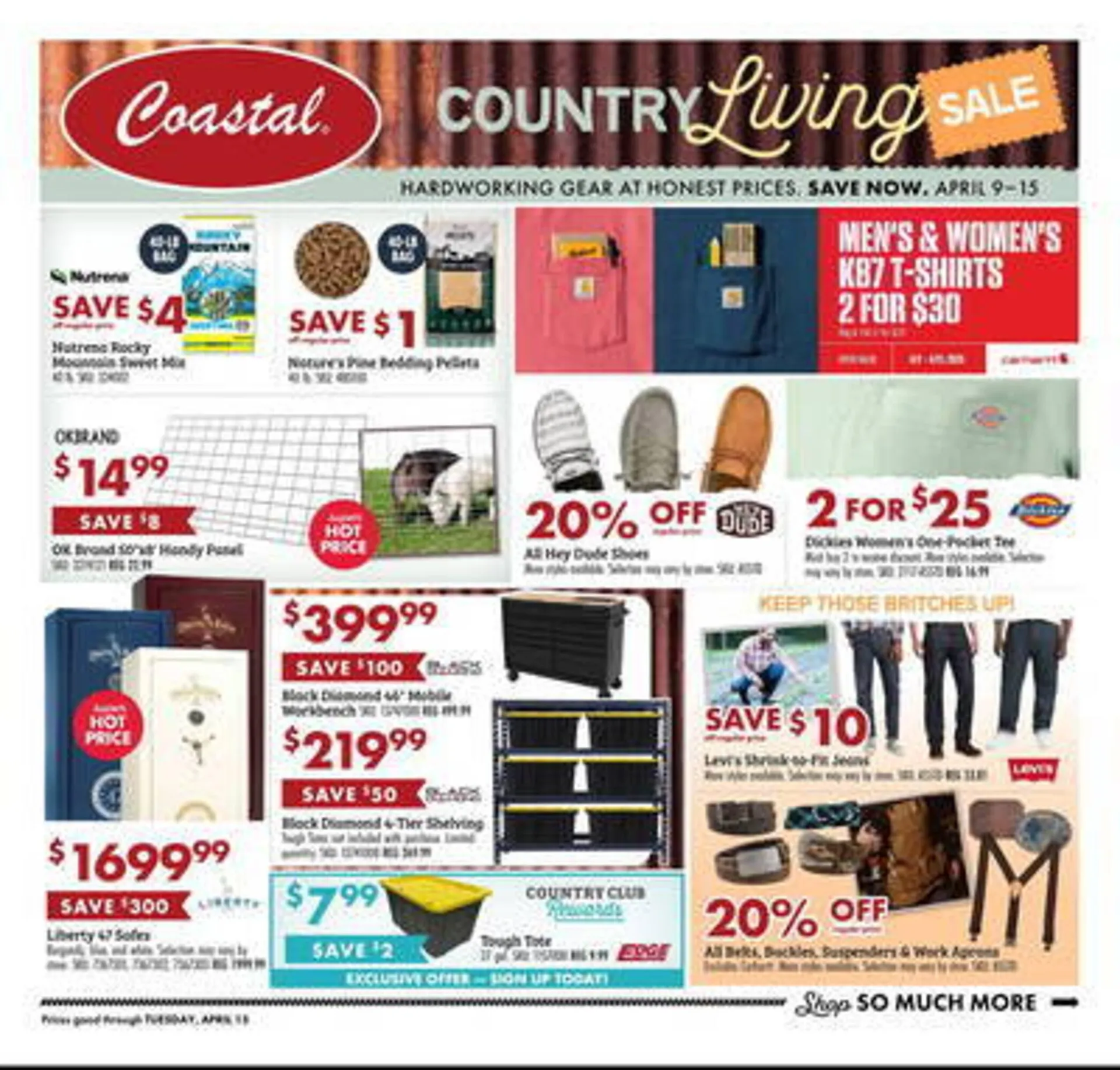 Coastal Farm & Ranch Weekly Ad - 1