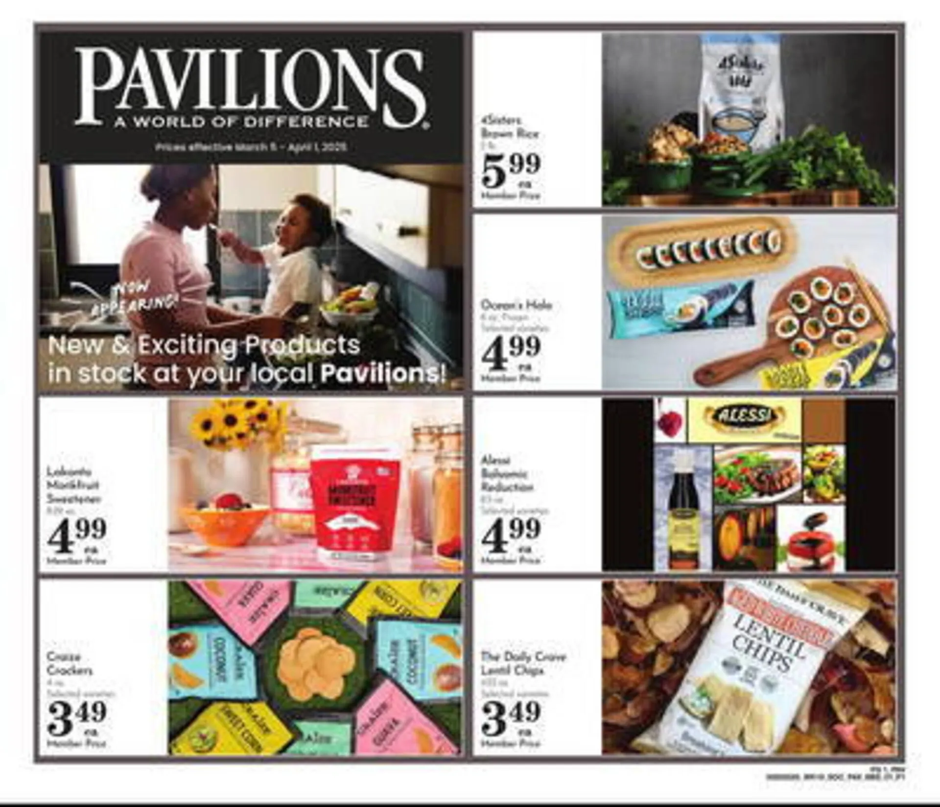 Weekly ad Pavilions Weekly Ad from March 5 to April 1 2025 - Page 1