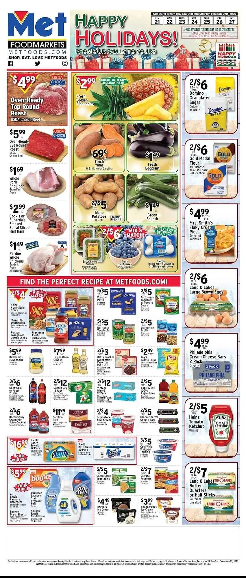 Weekly ad Met Foodmarkets weekly ad from December 21 to December 27 2025 - Page 1