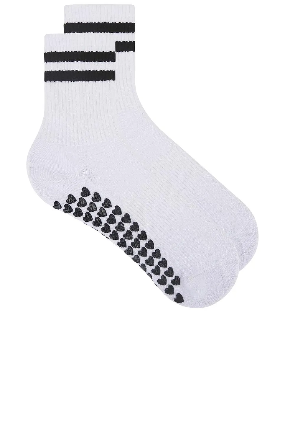 Striped Half Crew Grip Sock