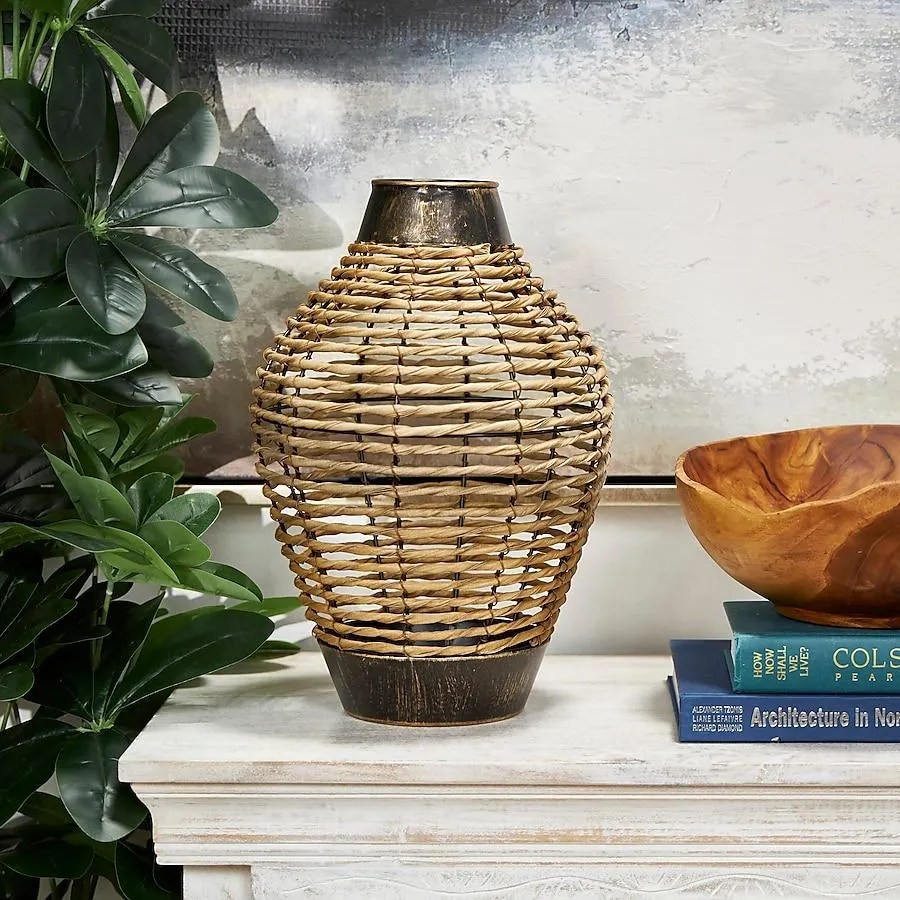 Grayson Lane Bronze Plastic Country Vase