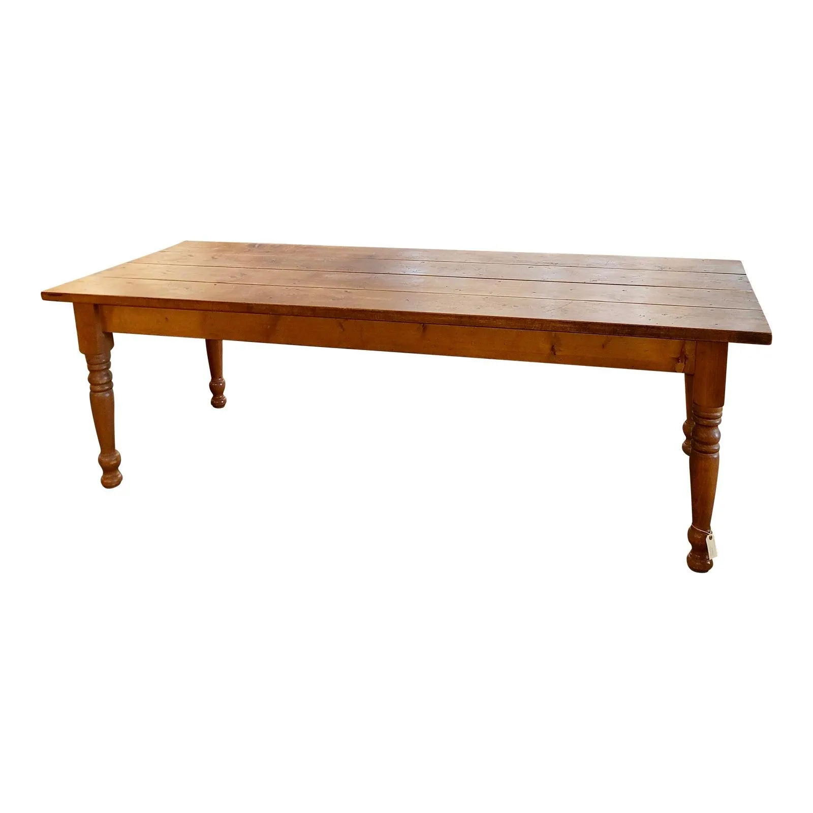 French Country Farm 96" Large Pine Dining Table