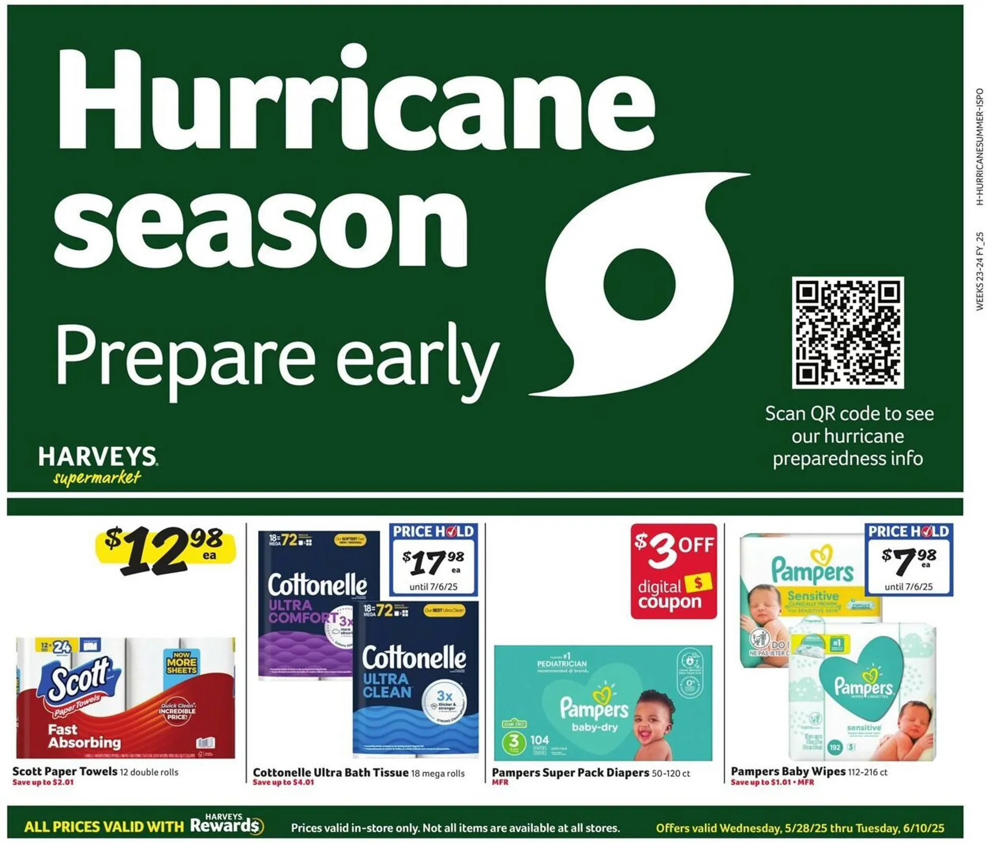 Weekly ad Harveys Supermarkets Weekly Ad from May 28 to June 10 2025 - Page 1