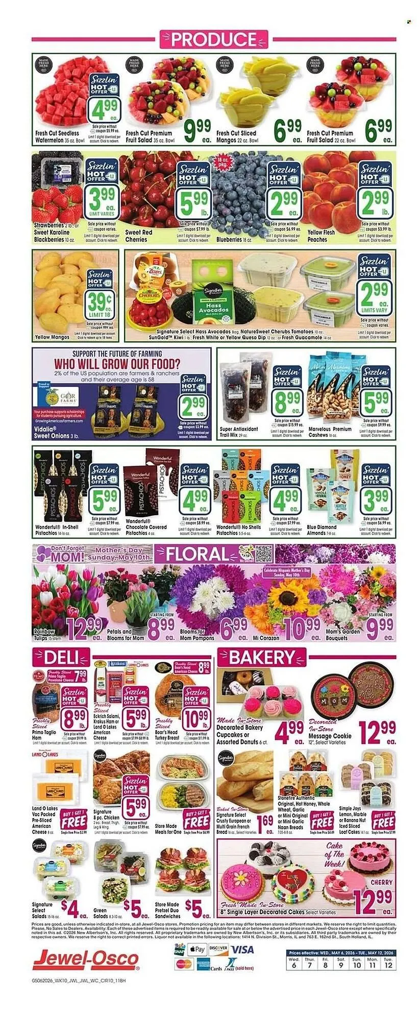 Weekly promotion Jewel-Osco weekly ad spanning from May 6 to May 12 2026 - Page 10 for Catalogue 365