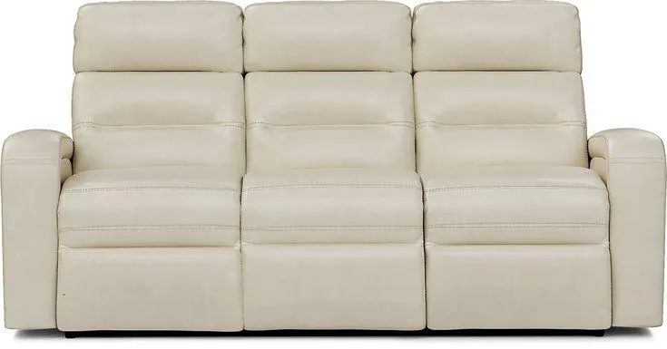 Sierra Madre Leather Dual Power Reclining Sofa