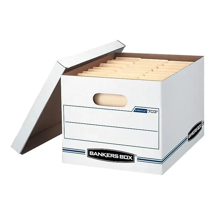 Bankers Box Stor/File Corrugated File Storage Boxes,
