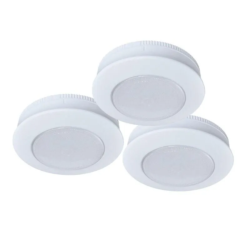 Ecolight LED Tap Light, 3-Pack
