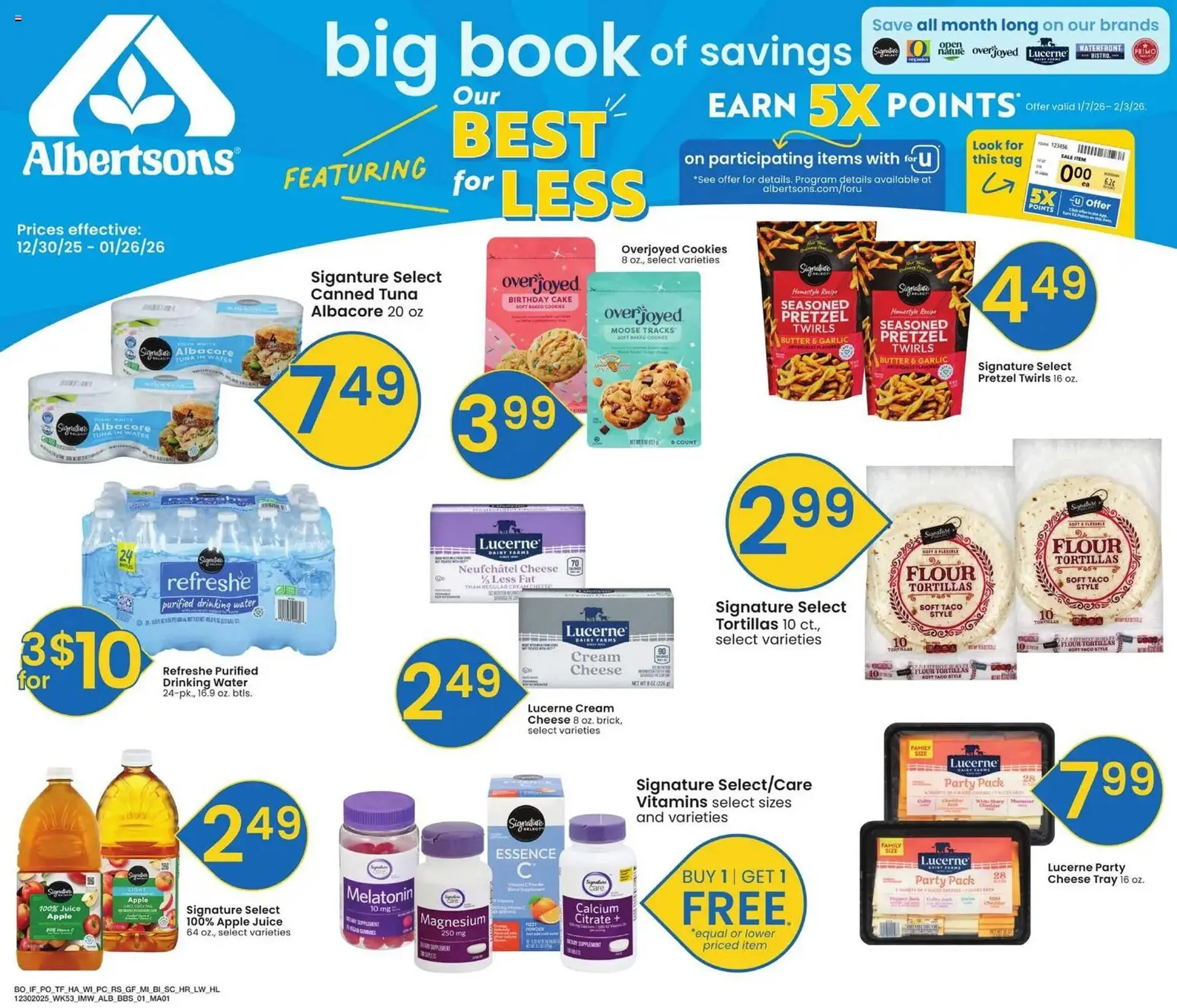 Weekly ad Albertsons weekly ad from December 30 to January 27 2026 - Page 1