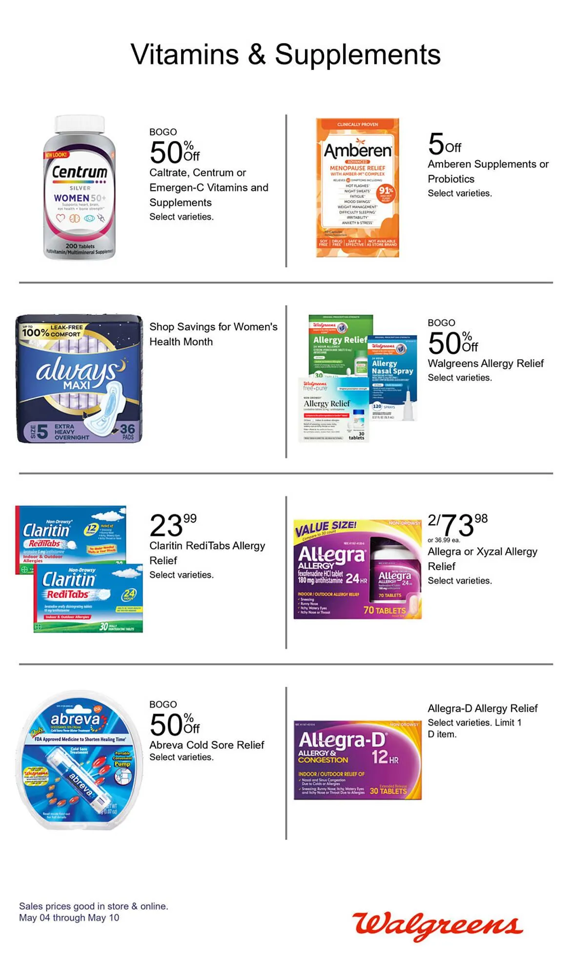 Weekly ad Walgreens Weekly Ad from May 4 to May 10 2025 - Page 11