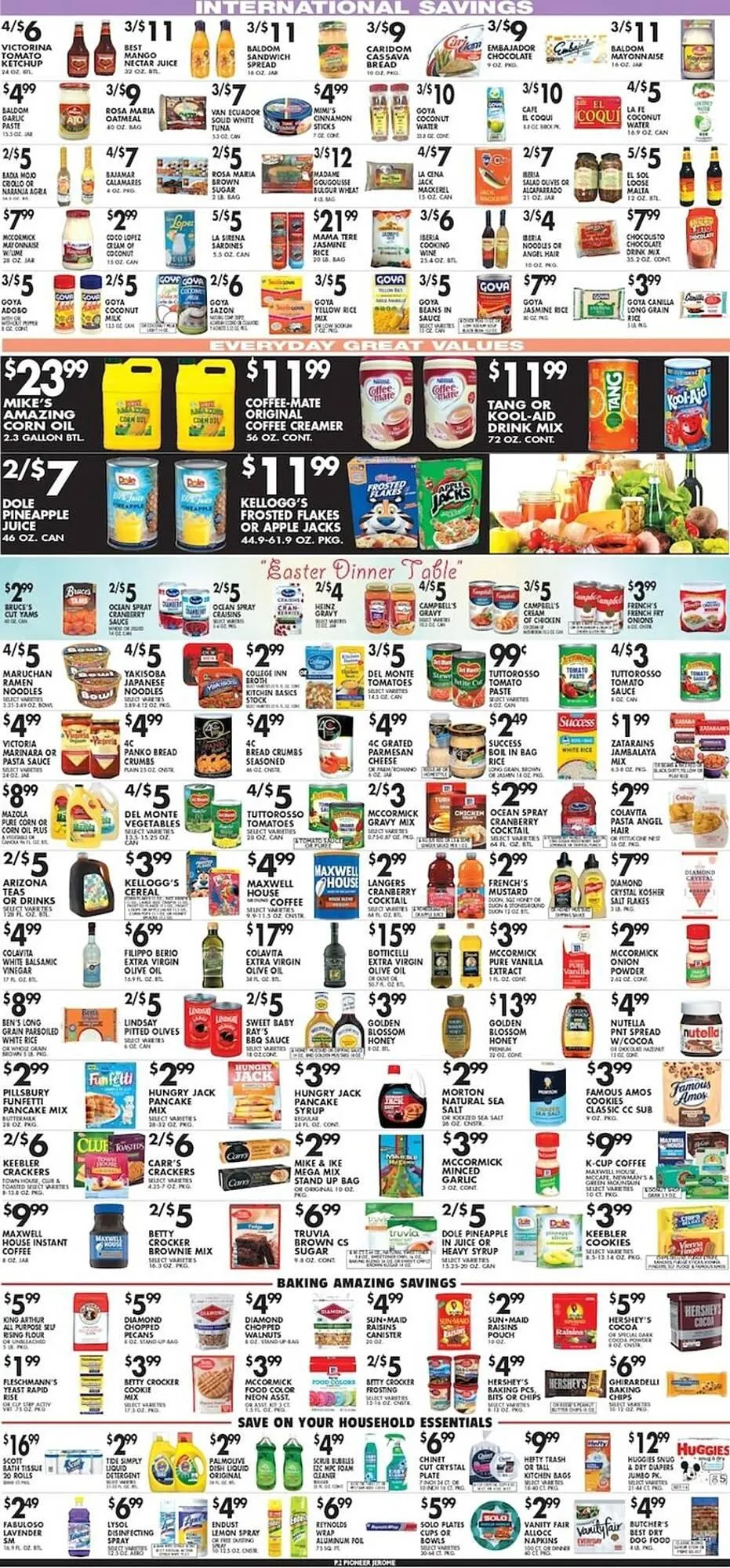 Weekly promotion Pioneer Supermarkets weekly ad spanning from March 27 to April 2 2026 - Page 2 for Catalogue 365