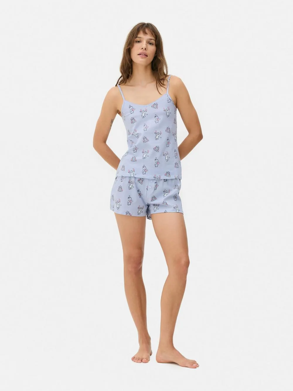 Disney’s Stitch Shorty Pajama Set