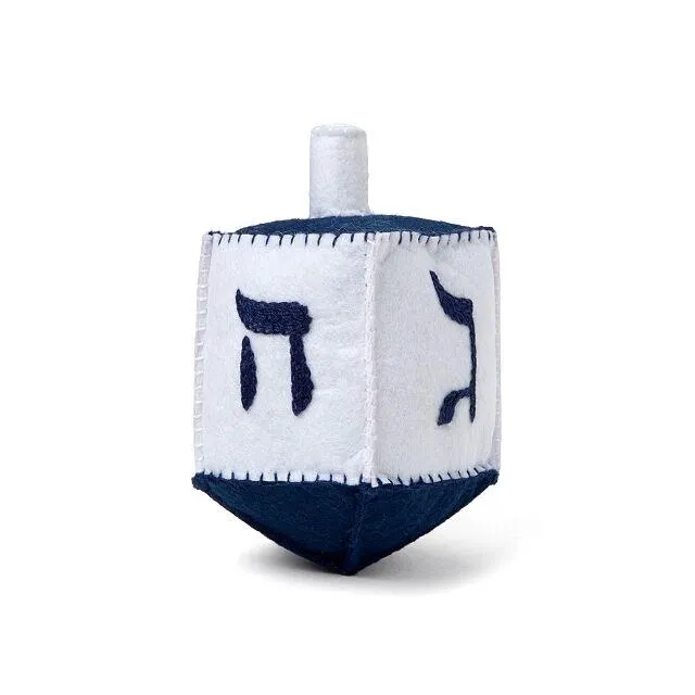 Handmade Felt Dreidel