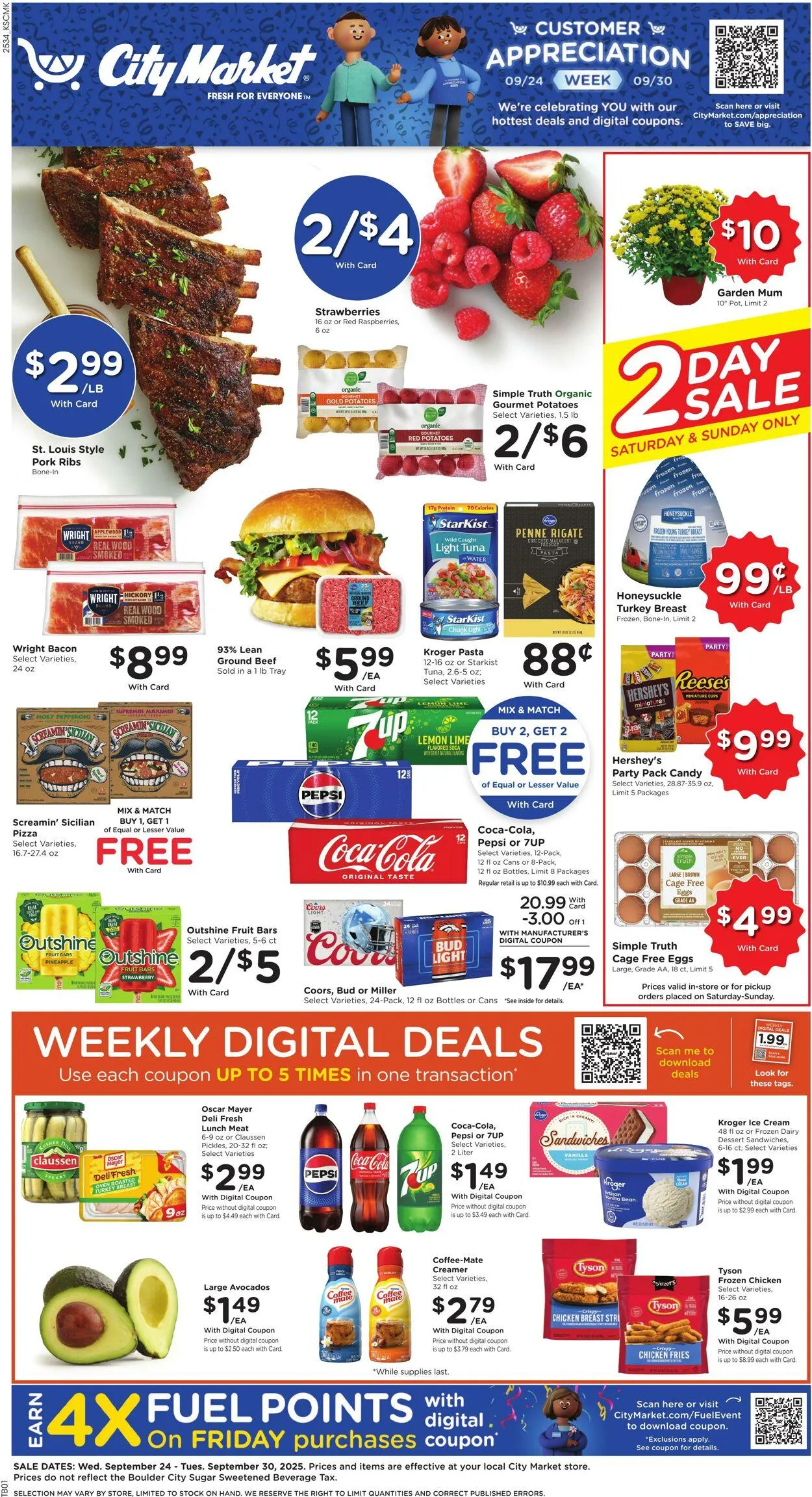 Weekly ad City Market from September 24 to September 30 2025 - Page 1