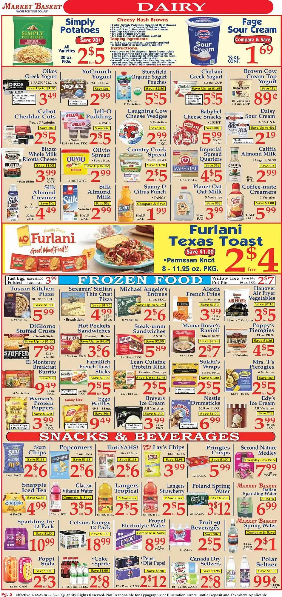Weekly ad Market Basket Weekly Ad from January 12 to January 18 2025 - Page 5