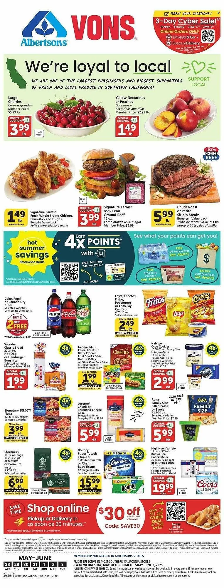 Weekly ad Albertsons Weekly Ad from May 28 to June 3 2025 - Page 1