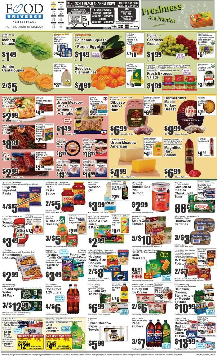 Weekly ad Our best offers for you from August 16 to August 22 2024 - Page 1