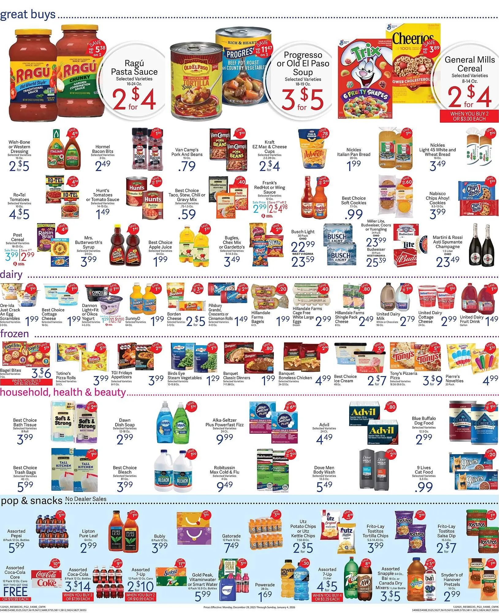 Weekly ad Riesbeck weekly ad from December 29 to January 4 2026 - Page 2