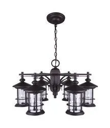 Patriot Lighting® Treehouse Oil-Rubbed Bronze Outdoor Chandelier