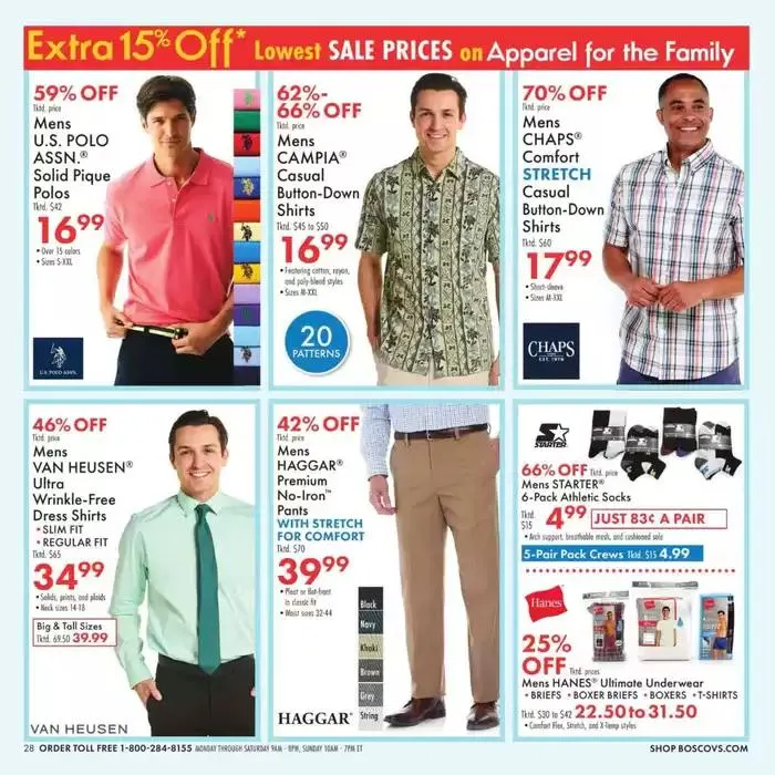 Weekly ad Weekly Ads Boscov's from March 20 to April 2 2025 - Page 28