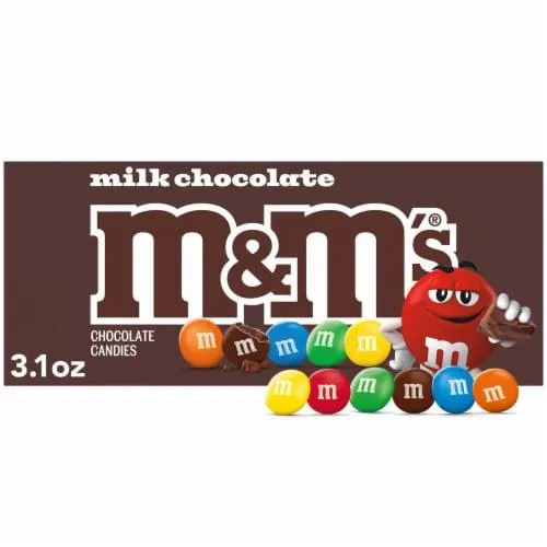M&M'S Milk Chocolate Candy Theater Box