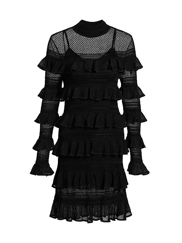 Crush Frilled Minidress