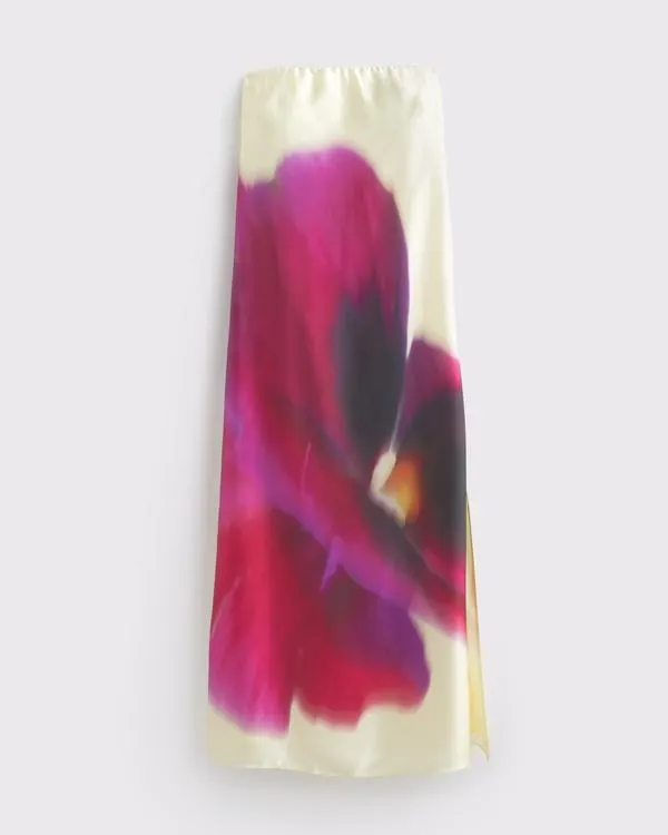 The A&F Julia Strapless Slip Maxi Dress