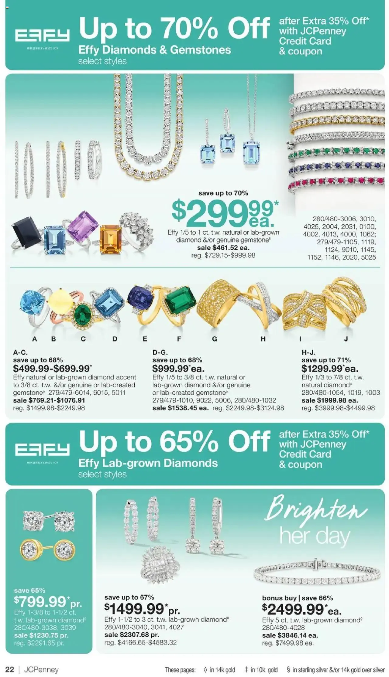 Weekly ad JCPenney Mother’s Day Jewelry Sale from April 10 to May 14 2025 - Page 21