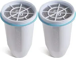ZR-001, ZR-017, ZR-004 Replacement Water Filters for Pitchers and Dispensers, Advanced 6 Stage Filtration System for 0 TDS, Remove Lead, Chlorine, Fluoride, PFOA/PFOS (2 Pack)