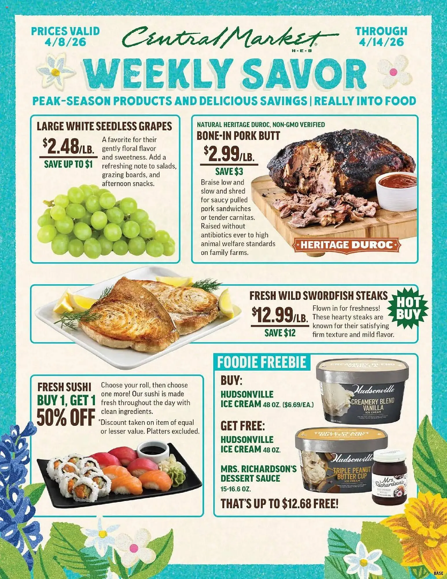 Weekly ad Central Market weekly ad from April 8 to April 14 2026 - Page 1