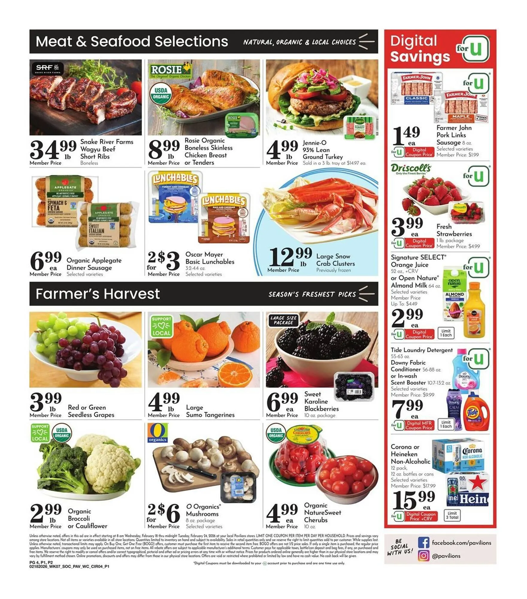 Weekly ad Pavilions weekly ad from February 18 to February 24 2026 - Page 4